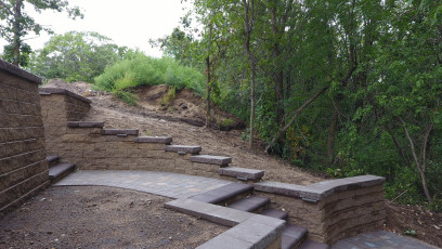 hardscape stairs by oasis landscapes