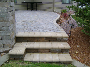 hardscape stair system by oasis landscapes