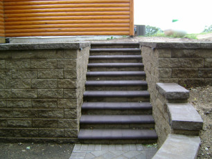 stairs by oasis landscapes