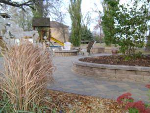 artistic photo of landscaping installed by oasis landscapes