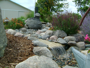 Waterscape installed by Oasis Landscapes