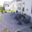 Multi colored paver patio in West Fargo by Oasis Landscapes