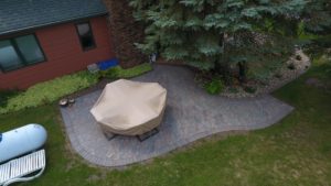 paver patio installed by Oasis Landscapes